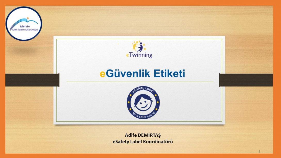 eGüvenlik Etiketi (eSafety Label) Bilgilendirme videosu yayınlandı